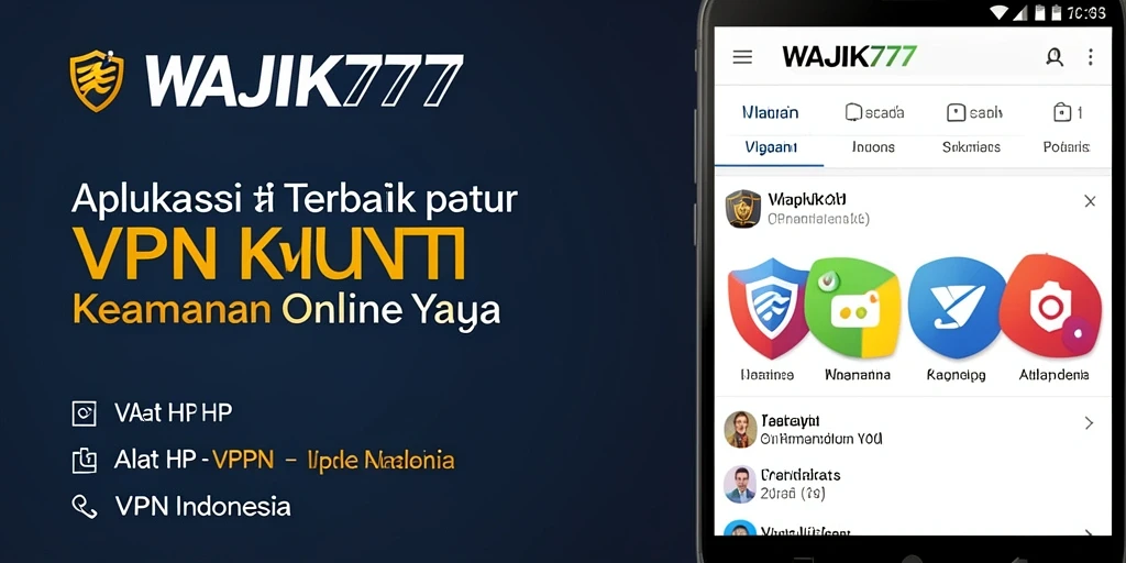 Antarmuka WAJIK777 yang sederhana dan mudah digunakan.