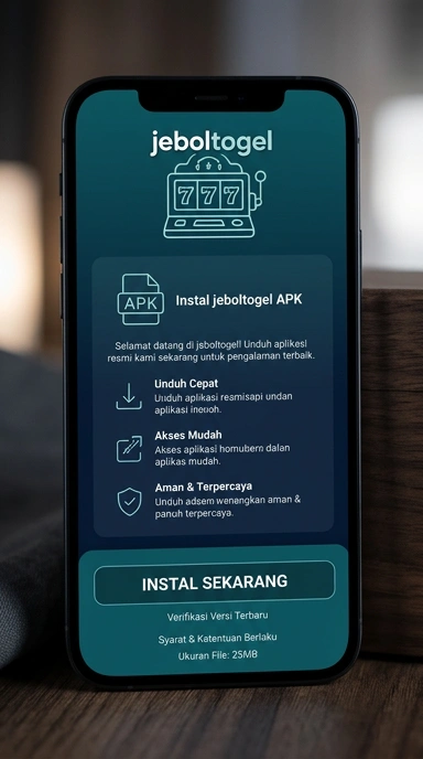 Tampilan halaman APK jeboltogel